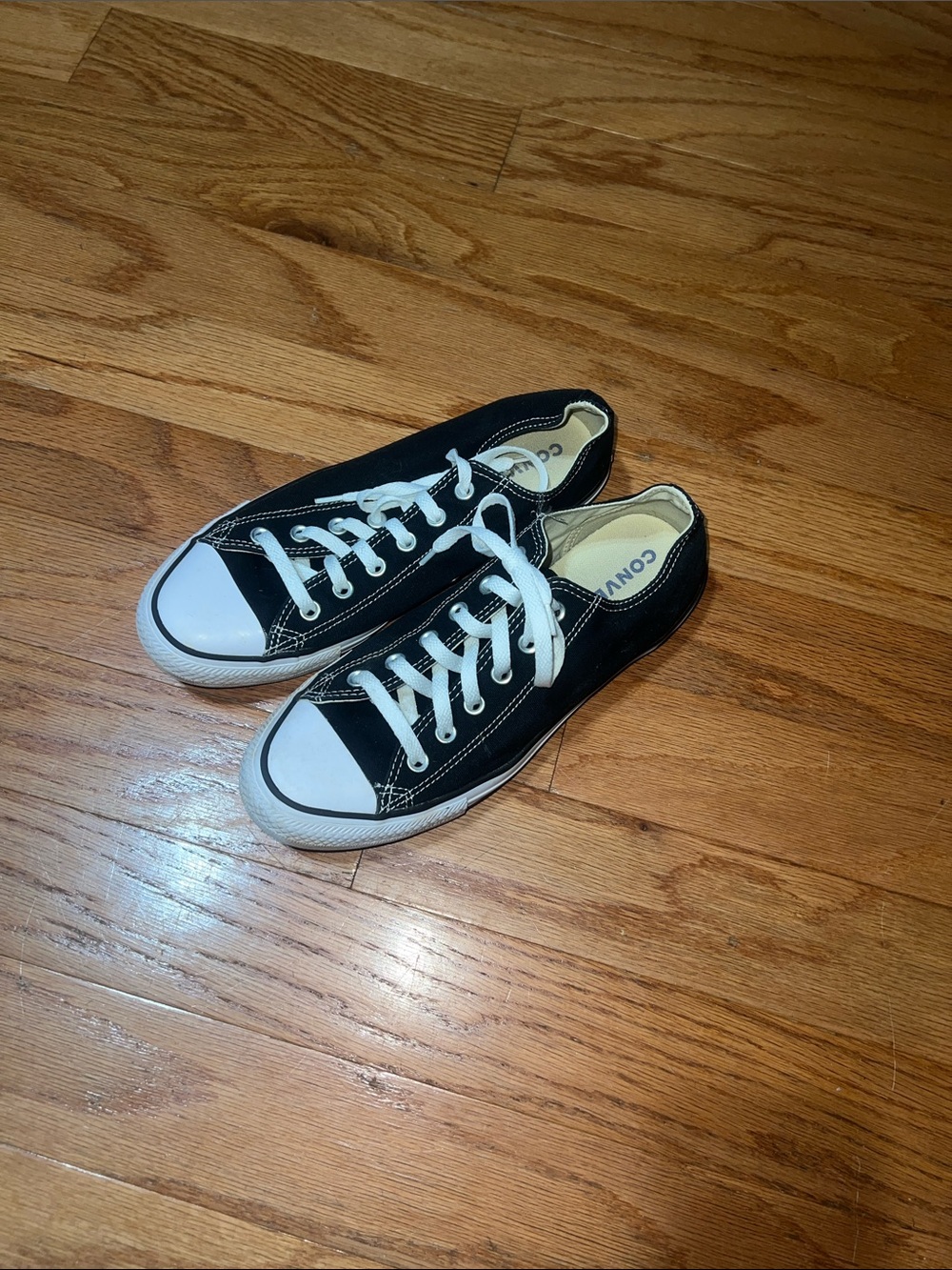 Converse Black and White Athletic Shoes - Picture 9 of 11